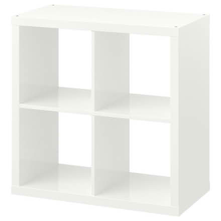 Photo of free White IKEA 4 cube kallax bookcase (W10 - Ladbroke Grove) #1