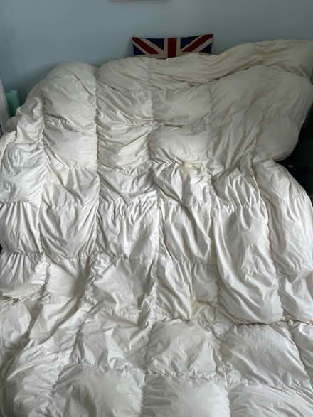 Photo of free King sized feather duvet (Baldock SG7) #4