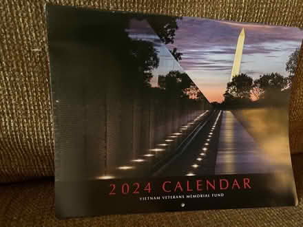 Photo of free VietnamVets Memorial 2024 calendar (Cherrydale North Arlington VA) #1