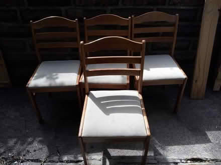 Photo of free 4 dining chairs (Halifax HX2) #2