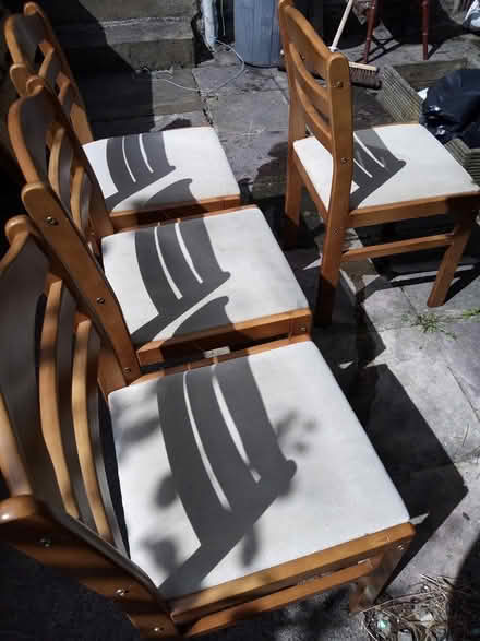 Photo of free 4 dining chairs (Halifax HX2) #1