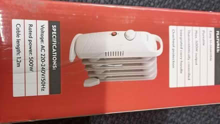 Photo of free 500w mini oil filler radiator (Blacklands TN34) #1