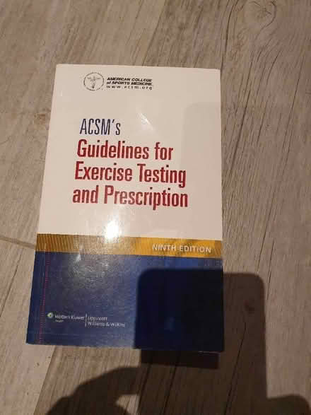 Photo of free Exercise testing and prescription book (Great Baddow CM2) #1