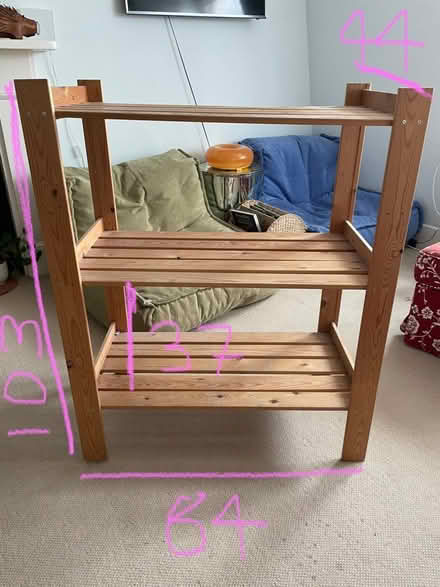 Photo of free Wooden shelf (Gloucester Road SW7) #2