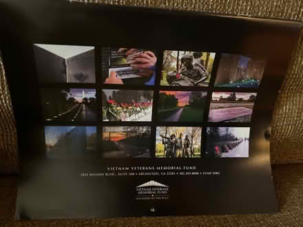 Photo of free VietnamVets Memorial 2024 calendar (Cherrydale North Arlington VA) #2
