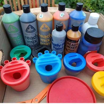 Photo of free Childrens craft paints & pots (Moulsham CM2) #2