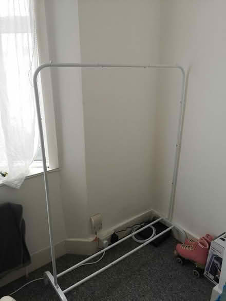 Photo of free White clothes rail (Brighton, BN2) #2