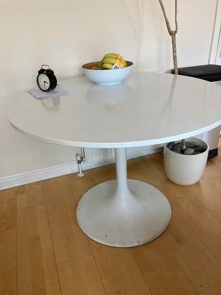Photo of free IKEA Round White Table (East Kilbride G74) #1