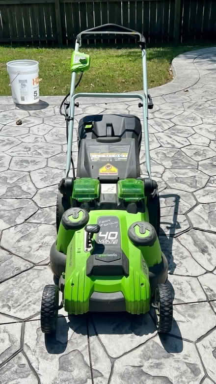 Photo of free Greenworks 20” 40V cordless mower (Ocean View) #2