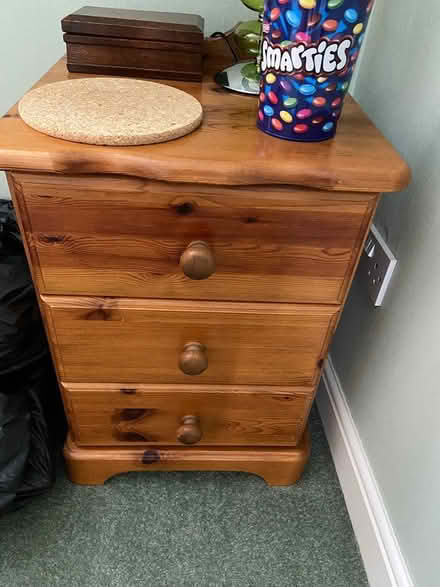 Photo of free Antique pine bedroom furniture/ TV (Swindon SN3) #3