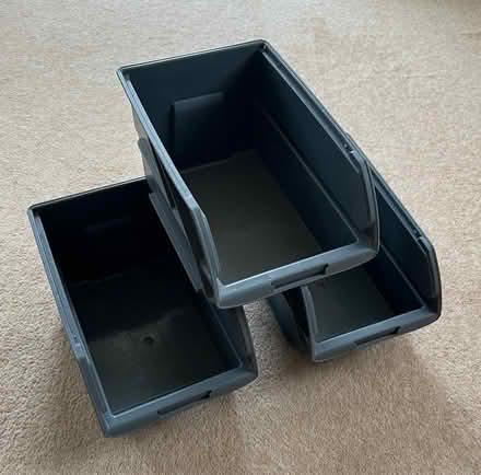 Photo of free Plastic stackable parts bins (Bedford MK40) #1