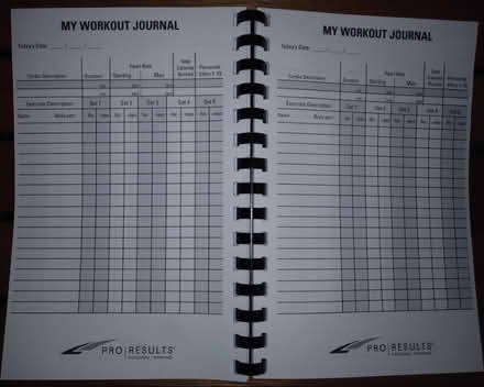 Photo of free Unused spiral-bound workout logbook (Hilton Village area in NN) #1