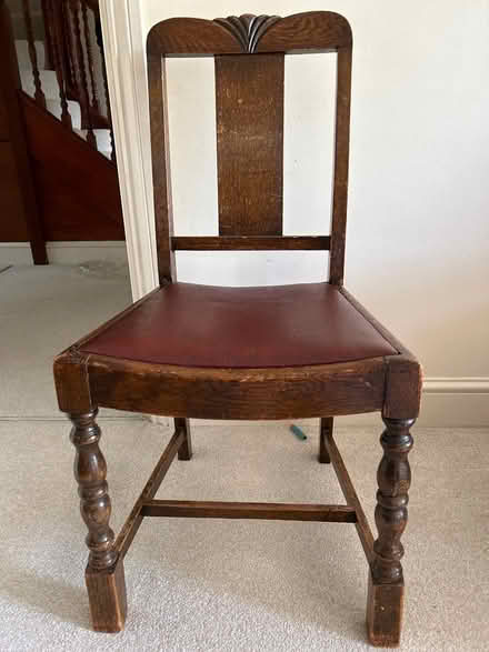 Photo of free 4 x 1930s dining chairs (Warlingham) #1