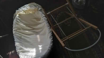 Photo of free Moses basket with stand (Leicester) #4