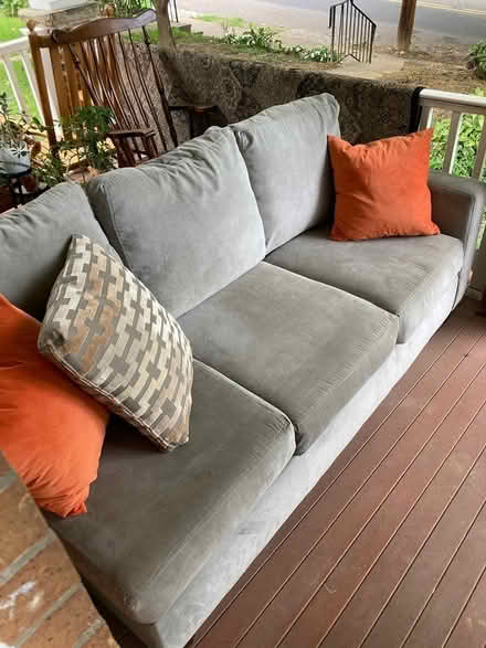 Photo of free Comfy Apartment Sized Couch (Chestnut Hill) #3