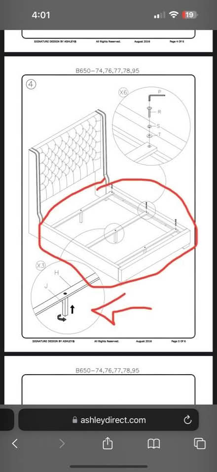 Photo of Parts for queen bed frame (Shoreline north city) #1