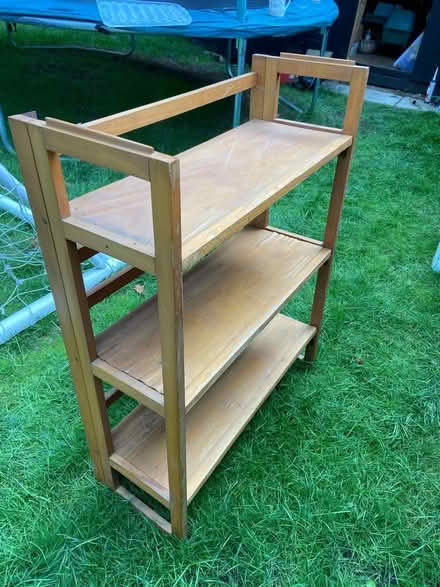 Photo of free Waist high wooden shelfs (KT12 Elmbridge) #1