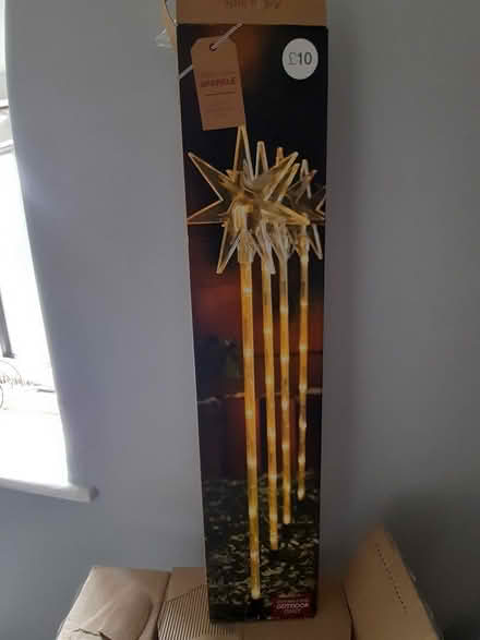 Photo of free Set of 4 star pathway stakes (Letchworth Garden City) #1
