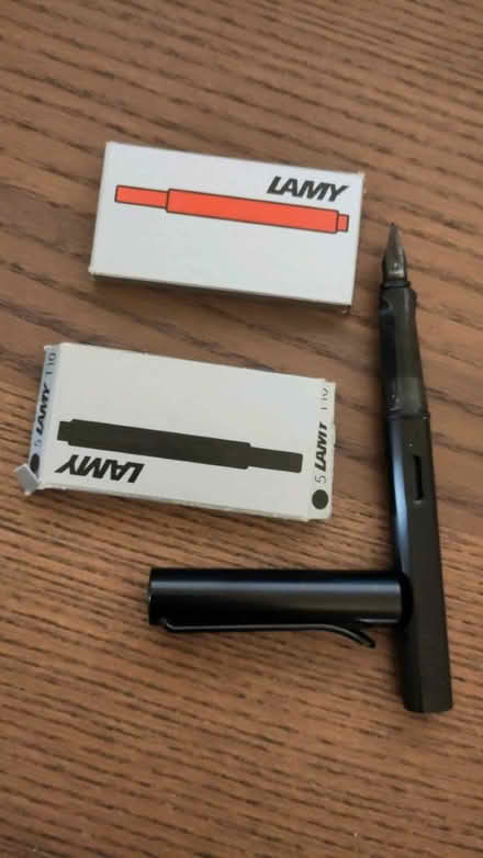 Photo of free Lamy Fountain Pen with 8 x unused cartidges (Clifton BS8) #1