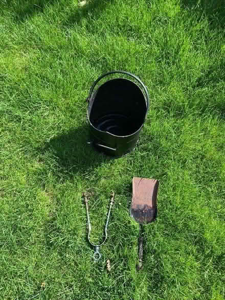 Photo of free Coal bucket and two tools (KT12 Elmbridge) #1