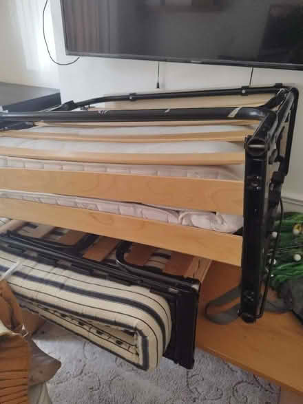 Photo of free 2 single folding beds. A Jaybe and the other Argos branded (Didsbury M20) #2