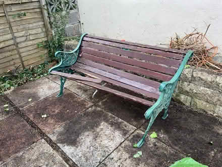 Photo of free Garden bench (needs restoration) (BA2) #2