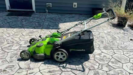 Photo of free Greenworks 20” 40V cordless mower (Ocean View) #1