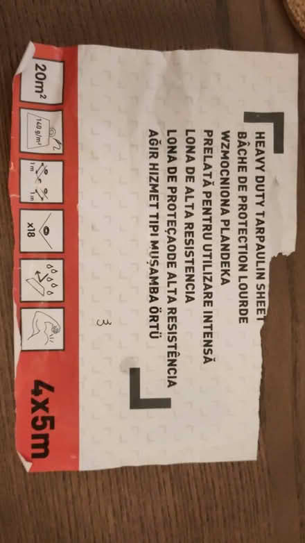 Photo of free 4x5m Tarp (Clifton BS8) #1