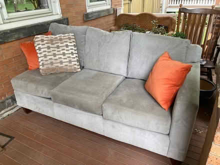 Photo of free Comfy Apartment Sized Couch (Chestnut Hill) #1