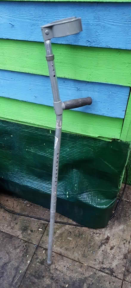 Photo of free One single adjustable crutch. RH12 (Horsham.) #1
