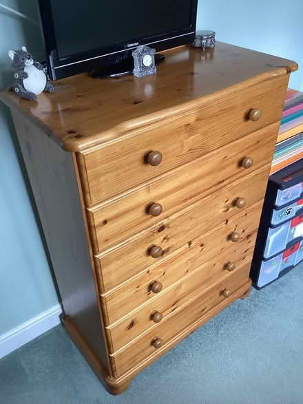 Photo of free Antique pine bedroom furniture/ TV (Swindon SN3) #2