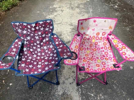 Photo of free Kids camping chairs (Eynsford DA4) #1