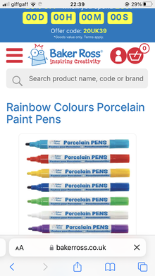Photo of Ceramic paint pens (Greenbank EH10) #1