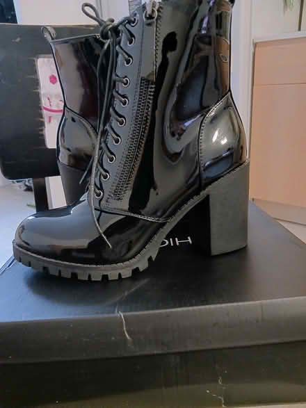 Photo of free Fashion Nova: Heeled Combat Boots (Manhattan) #4