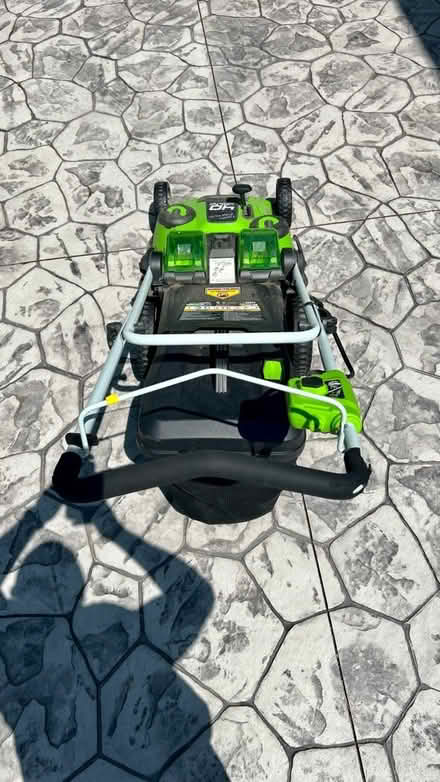 Photo of free Greenworks 20” 40V cordless mower (Ocean View) #4