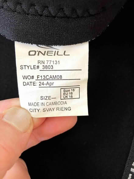 Photo of free Teenager's shortie ONeill Wetsuit (Canonbury N1) #1