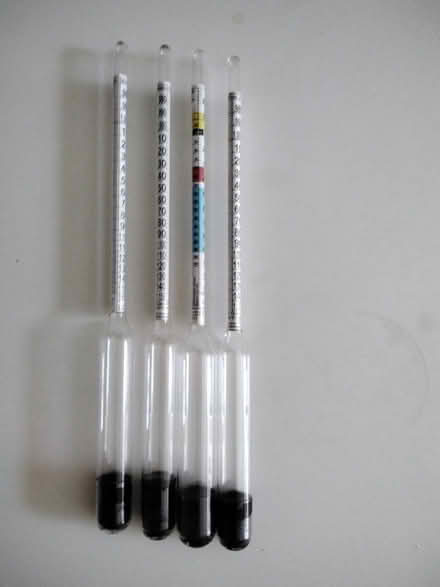 Photo of free 4 * beer hydrometers (Cottonmill AL1) #1