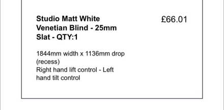 Photo of free 1844mm width brand new blind (Landport) #4