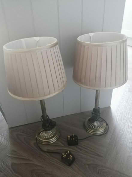 Photo of free Pair of table lamps (Arkleston PA4) #1