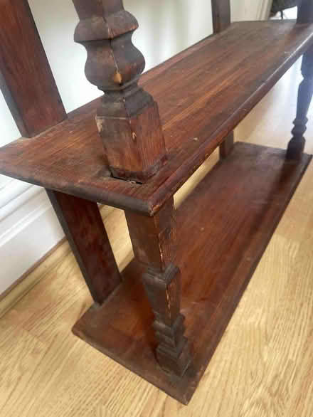 Photo of free Mahoghany wooden arts and crafts shelves (Grandpont OX1) #1
