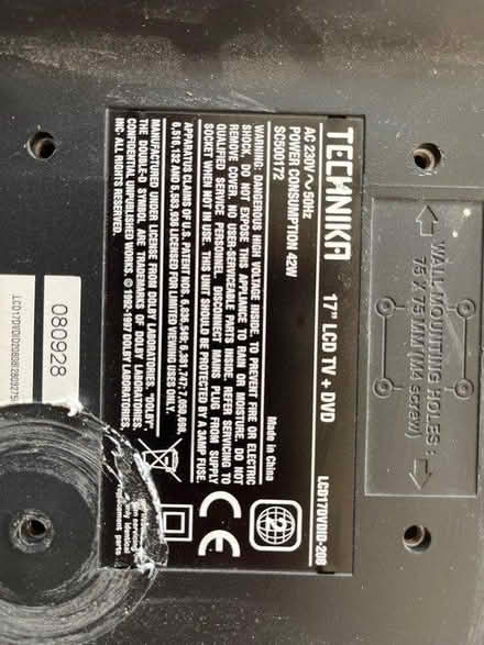 Photo of free 17” tv (Handbridge CH4) #1