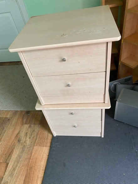 Photo of free Pair of bedside cabinets (Birchwood) #2