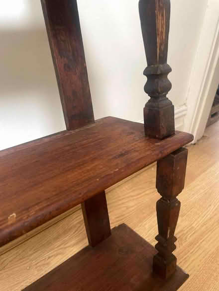 Photo of free Mahoghany wooden arts and crafts shelves (Grandpont OX1) #4