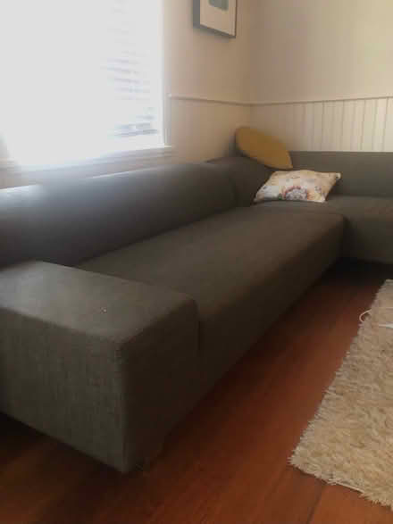 Photo of free L shaped couch (Northcote) #1