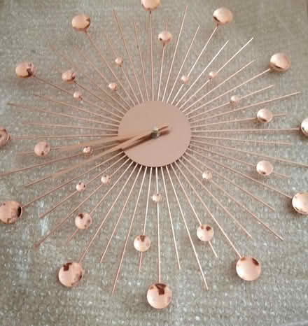 Photo of free Rose gold metal clock (Arkleston PA4) #1