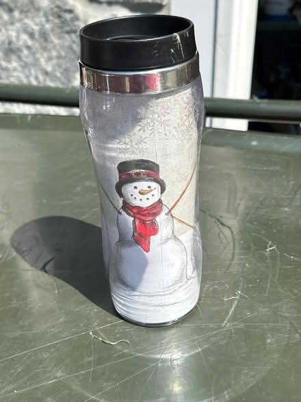 Photo of free Insulated cup with snowman (Matawan NJ) #1
