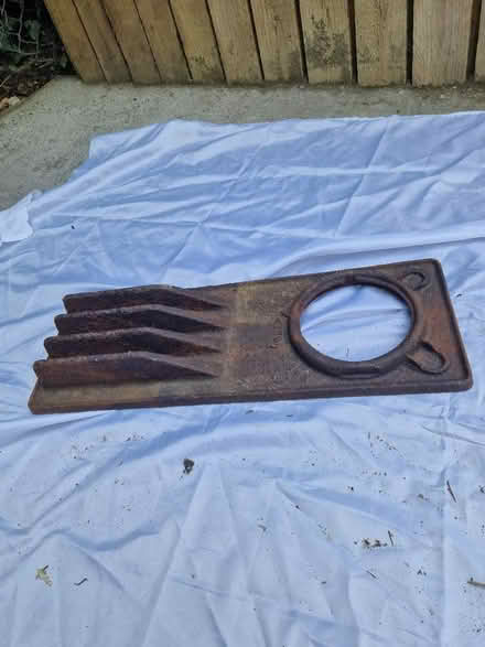 Photo of free Rustic Cast Iron Garden Feature (Rayburn Cooker Top?) (Holmer Green HP15) #1