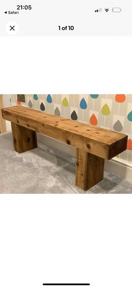 Photo of Simple garden bench (Nateby CA17) #1