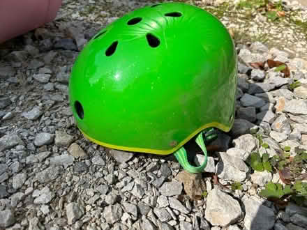 Photo of free Child's green bike or scooter helmet (Hearthstone DE4) #1
