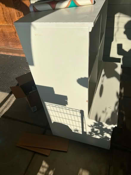 Photo of free Old pottery barn shelving unit (Country Club Park/Mid City) #1